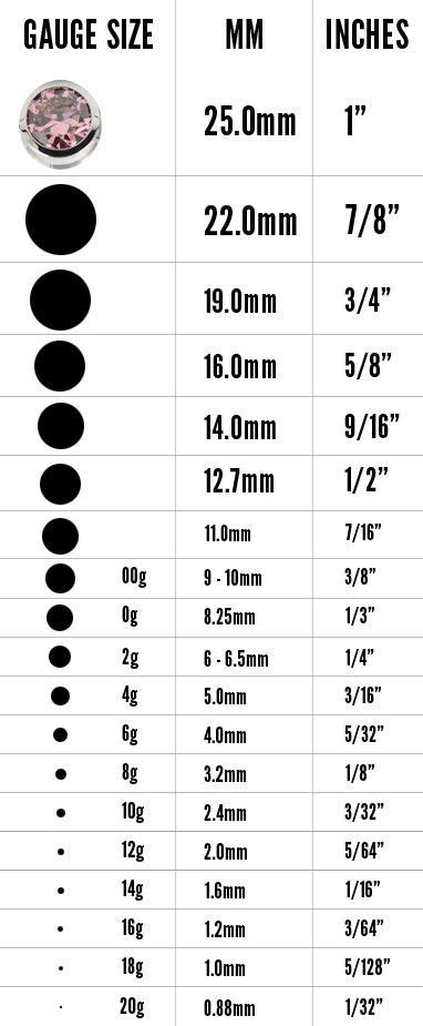 Pin on Ear Gauge | Piercing chart, Types of ear piercings, Types of piercings