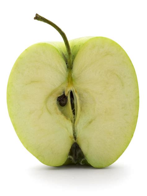 Apple cut in half stock image. Image of apple, fruit, inside - 2915795