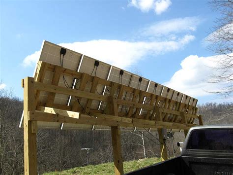 Additional photos of low cost adjustable solar panel rack - Going Solar