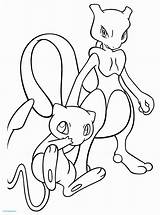 Pokemon Coloring Mewtwo  BubaKidscom sketch template