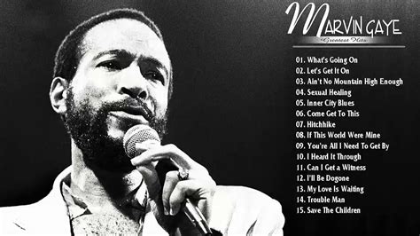 Marvin Gaye Greatest Hits Playlist - Marvin Gaye Best Songs Of All Time | Best songs, Marvin ...