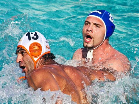 Waterpolo fight editorial image. Image of competition - 10110790