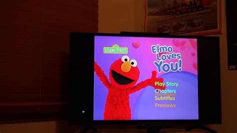 Dvd menu walkthrough of Sesame Streets Elmo Loves you dvd - YouTube