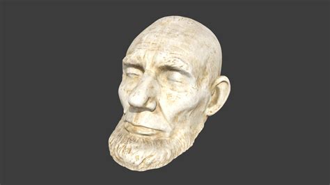 Abraham Lincoln Mills Life Mask - Download Free 3D model by The Smithsonian Institution ...