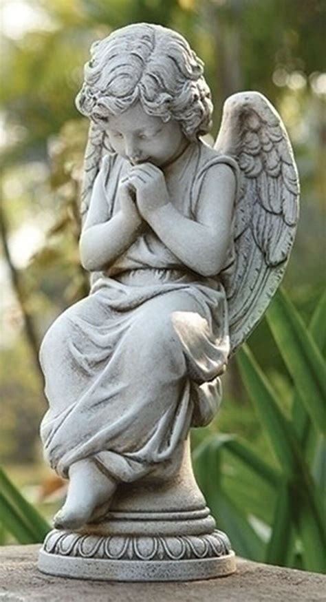 praying angel garden statue - Pesquisa Google | Estátuas de anjo, Anjos, Querubim