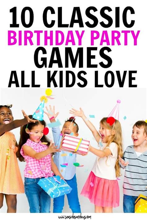 10 Classic Birthday Party Games Your Kids Must Play! | Birthday party games for kids, Easy ...