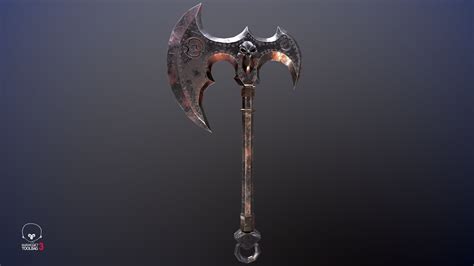 Stylized axe game ready model 3D asset | CGTrader