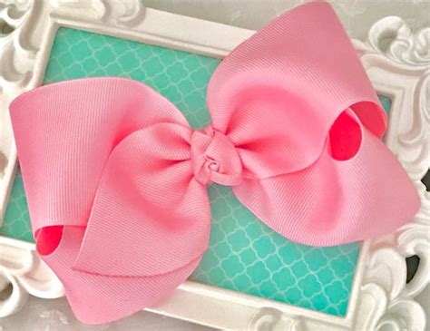 Pink Hair Bow Extra Large Bow Hair Bows Bows for Girls | Etsy