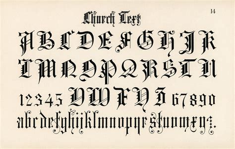 Church text fonts from Draughtsman's Alphabets by http… | Flickr