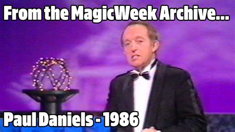 Paul Daniels - Magician - The Paul Daniels Magic Show - 1986 - YouTube