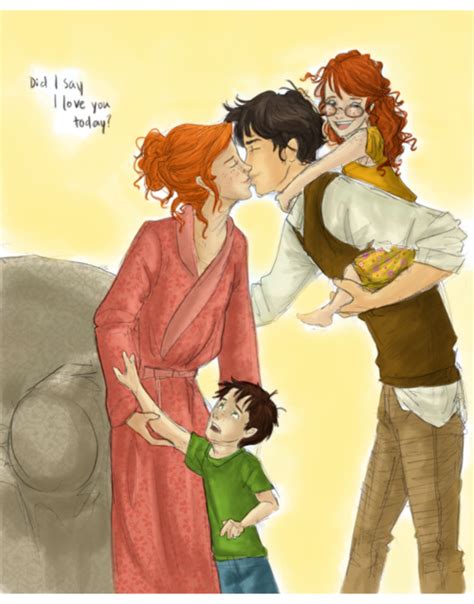 harry and ginny ~ I just LOVE these fan art drawings!!! Some of them ...