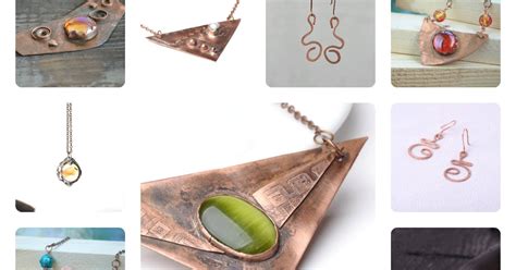 Modern Handmade jewelry: copper jewelry