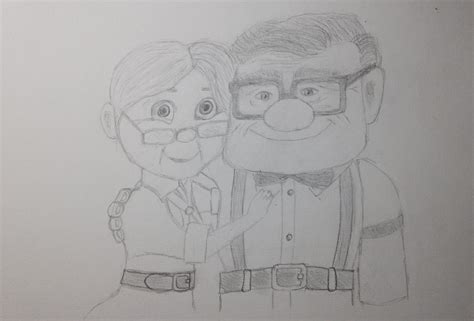 Carl And Ellie Sketch at PaintingValley.com | Explore collection of ...