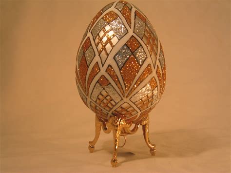 kinda art deco pattern that would be cool for an easter cookie | Faberge eggs, Faberge, Egg art