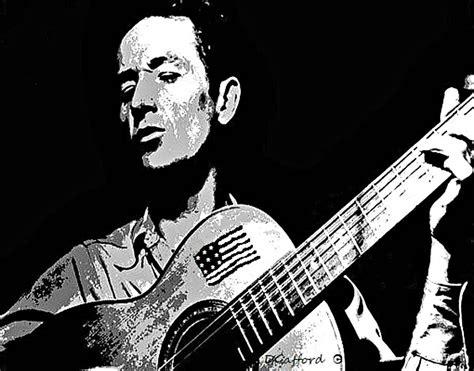 Woody Guthrie Painting by Dave Gafford - Fine Art America