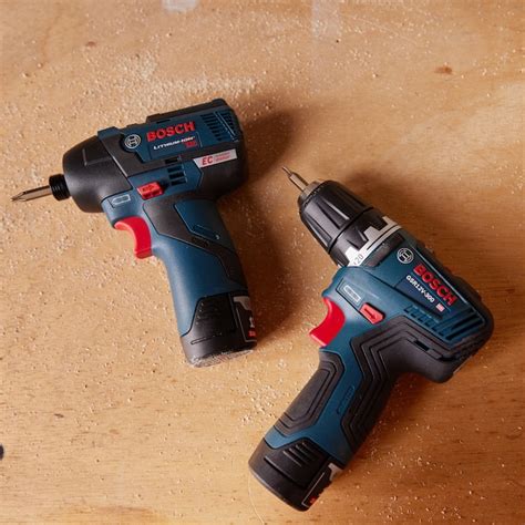 Bosch 12-volt 2-Tool Brushless Power Tool Combo Kit with Soft Case (2-Batteries Included and ...