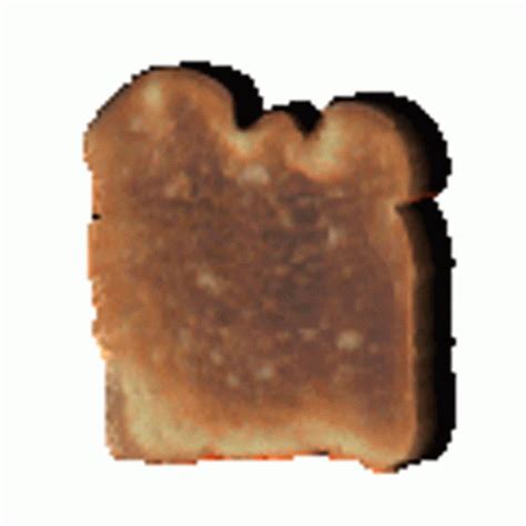a piece of toasted bread on a white background