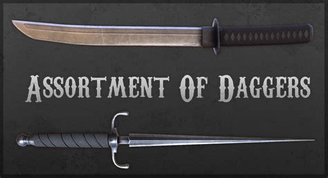 Assortment of Daggers in Weapons - UE Marketplace