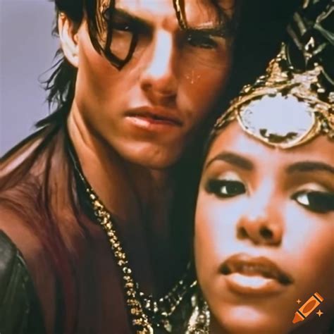 Image of tom cruise as lestat and aaliyah as queen akasha on Craiyon