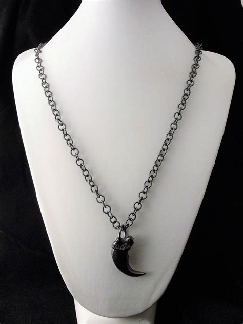 Goth Claw Necklacegoth Jewelry Men's Vampire Necklace - Etsy