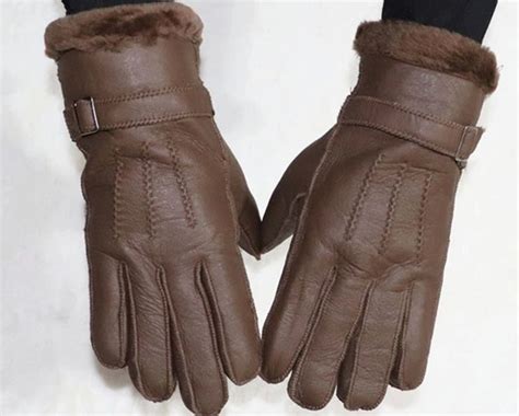 Winter Warm Genuine Leather Mens Gloves | cheapsalemarket.com