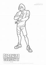 Fortnite Coloring Pages Ikonik  Contact ikonik fortnite On Messenger sketch template