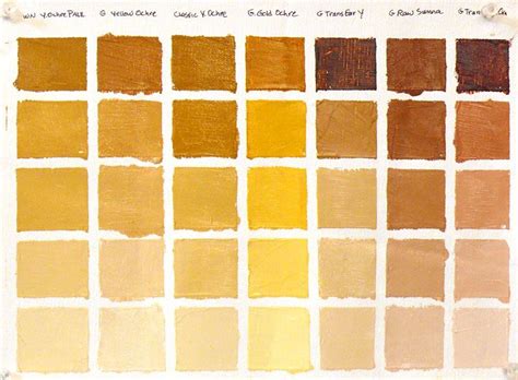 ochre palette | Art - Hues of Ochre | Pinterest