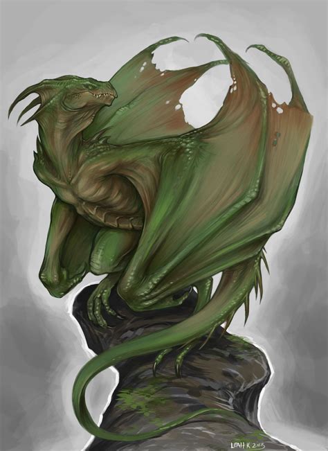 Green Wyvern by Childofdune | Wyvern, Dragon pictures, Fantasy dragon