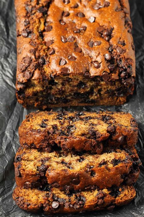 Easy Moist Chocolate Chip Banana Bread Recipe - Banana Poster