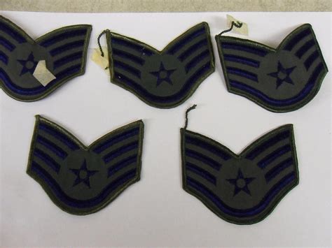 5 US Air Force Rank Patches- E 5 USAF | #1851220283