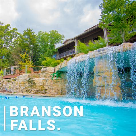 Waterfalls! | Lake hotel, Branson resorts, Lake resort