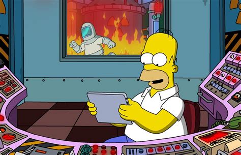 Homer Simpson ignoring fire Blank Template - Imgflip