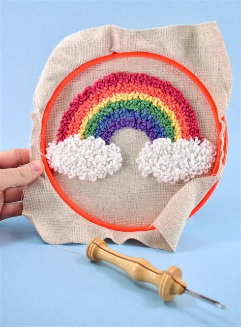 Rainbow Punch Needle Pattern & Applique Tutorial | LaptrinhX / News