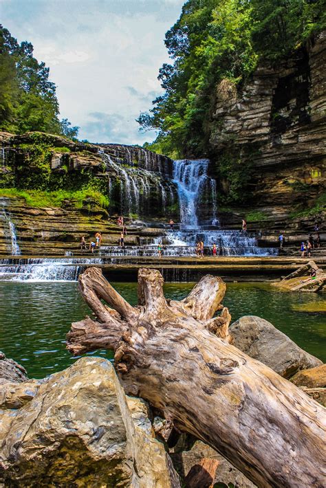 Cummins Falls, a Tennessee State Park located near Cookeville