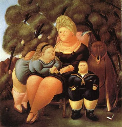 Fernando Botero - The Family | Fernando botero, Pop art canvas, Latin american art