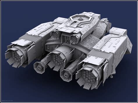 NOSTROMO 3D Studio Model view2 by proteus6007 on DeviantArt