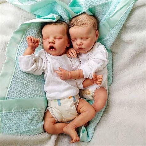 17inch Truly Look Real Reborn Twins Baby Girl Dolls Alessia and ...