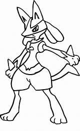 Mega Lucario Coloring Pages At GetDrawings  Free Download sketch template
