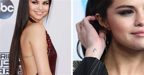 Selena Gomez Tattoo Meaning:+10 Uncover Her Mystery Symbol