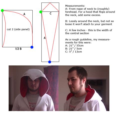 Basic Assassin's Creed hood pattern by Zelvyne on DeviantArt