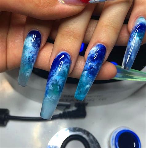 30+ Top Acrylic Nails To Try Now flippedcase Blue Acrylic Nails, Acrylic Nail Designs, Nail Art ...