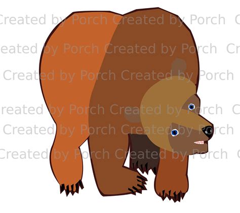 Eric Carle's Brown Bear Vector Image/ SVG/ Cricut/ Silhouette/png - Etsy