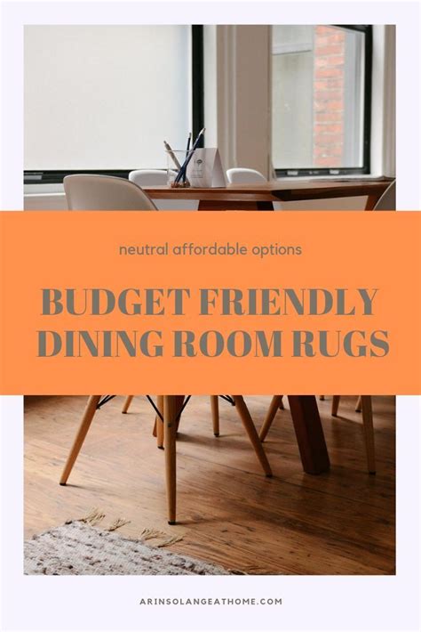Favorite Affordable Rugs | Dining room rug, Neutral dining room, Affordable rugs