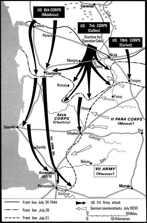 Operation Cobra, Jul. 24-31, 1944