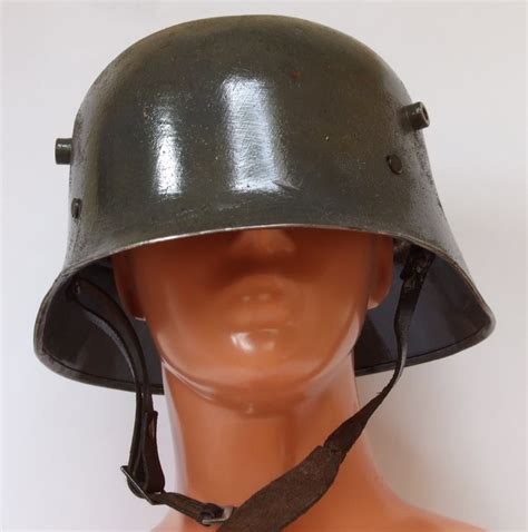 Germany - WW1 German M1918 original helmet with liner non - Catawiki