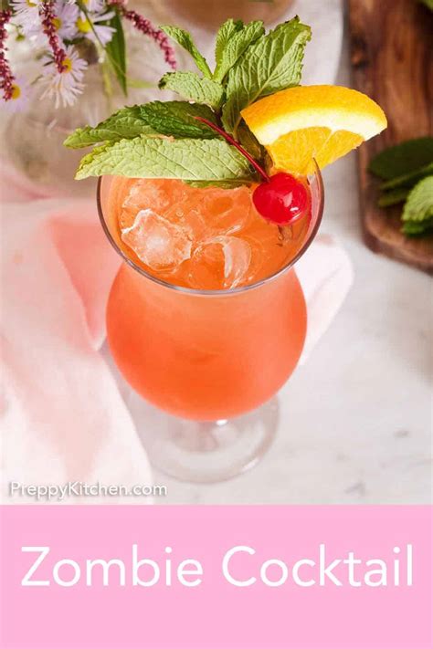 Zombie Cocktail - Preppy Kitchen