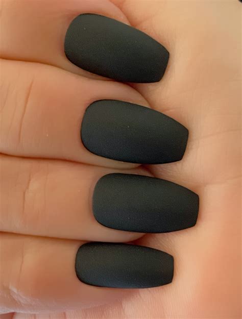 Matte Black Nail Polish Black Polish Matte Cream Nail Polish | Etsy