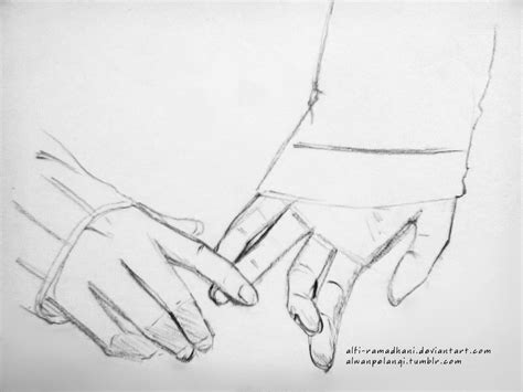 Sketches Of Couples Holding Hands at PaintingValley.com | Explore collection of Sketches Of ...