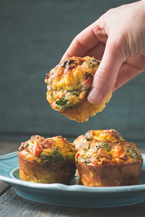 Crustless Mini Quiche (single serving breakfast muffins) - Will Cook ...