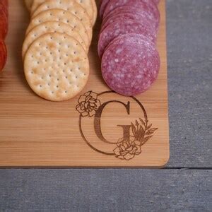 Charcuterie Board Monogram - Etsy